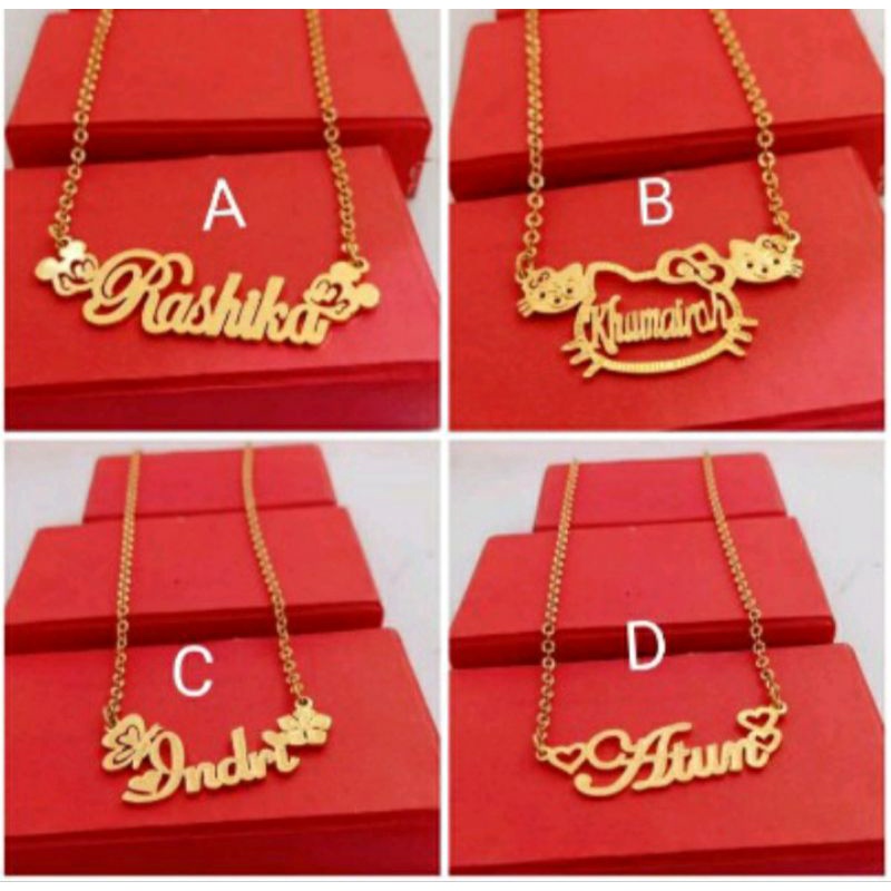 Detail Kalung Custom Nama Nomer 57