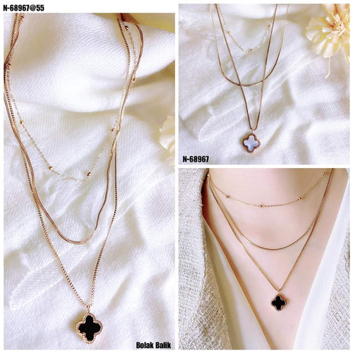 Detail Kalung Emas 3 Layer Nomer 28