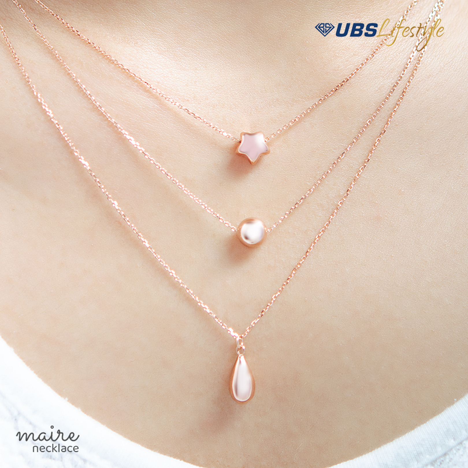 Detail Kalung Emas 3 Layer Nomer 52