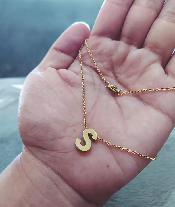 Detail Kalung Emas Huruf D Kecil Nomer 18