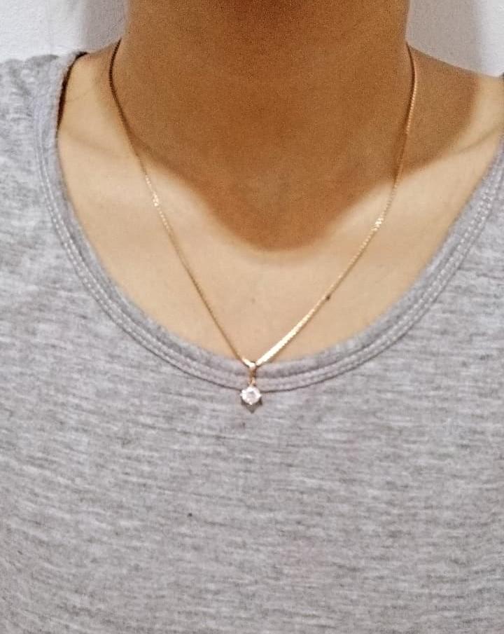 Detail Kalung Emas Kecil Elegan Nomer 10