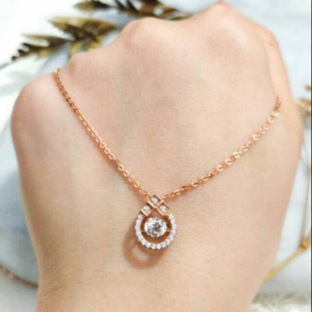 Detail Kalung Emas Rose Gold Nomer 9