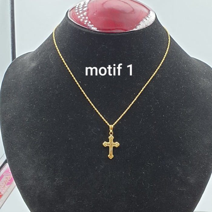 Detail Kalung Emas Salib Nomer 14