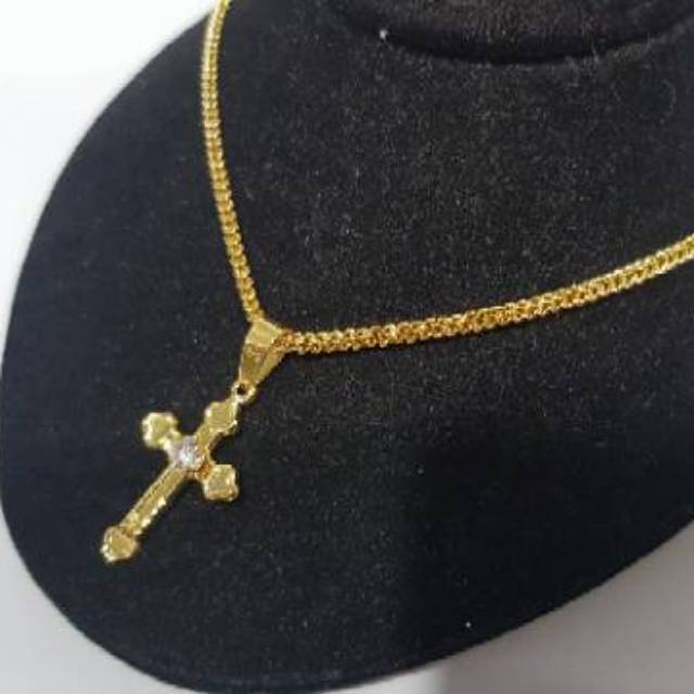 Detail Kalung Emas Salib Nomer 26