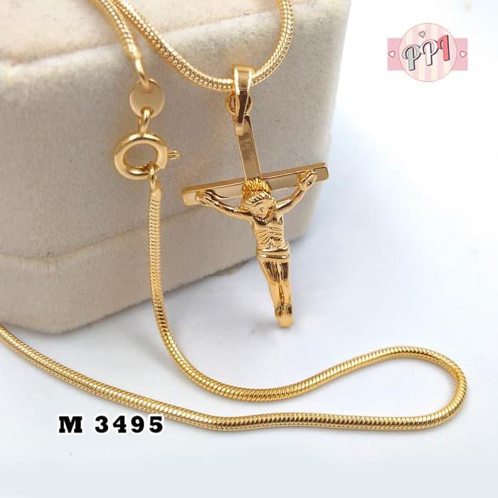 Detail Kalung Emas Salib Nomer 42