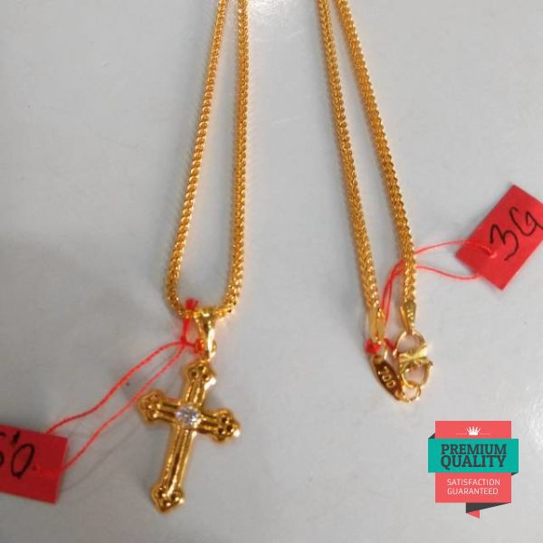 Detail Kalung Emas Salib Nomer 52