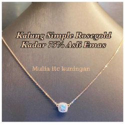 Detail Kalung Emas Simple Elegan Nomer 37