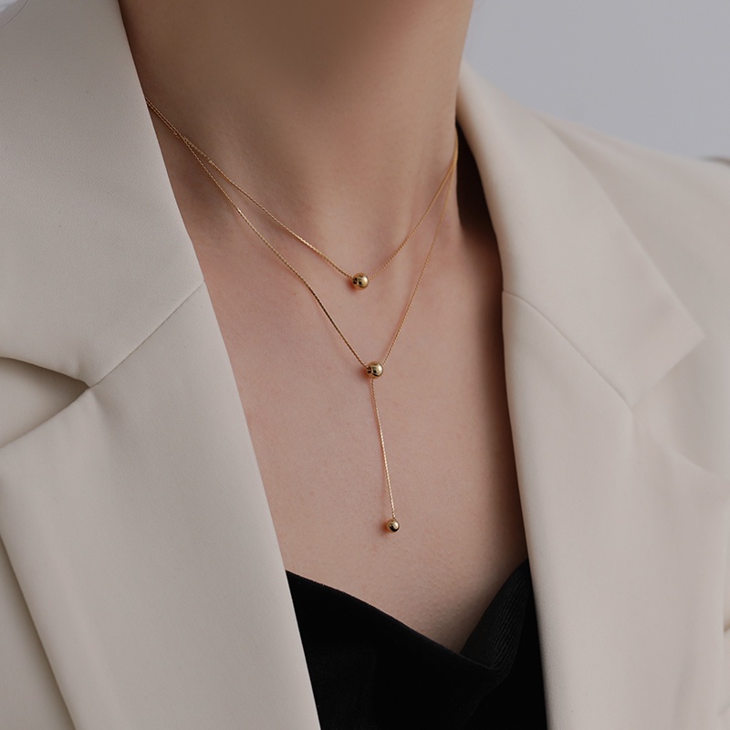 Detail Kalung Emas Simple Elegan Nomer 45