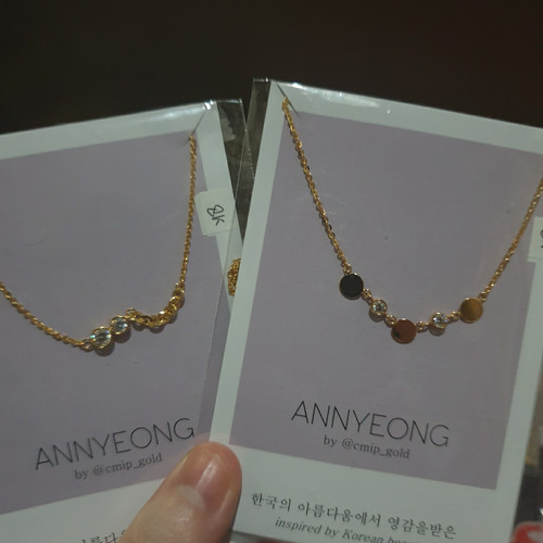 Detail Kalung Emas Tipis Ala Korea Nomer 10