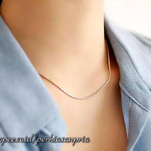 Detail Kalung Emas Tipis Kecil Nomer 14