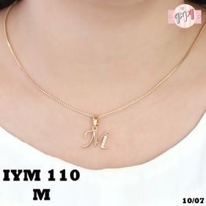 Detail Kalung Huruf M Model Sekarang Nomer 8