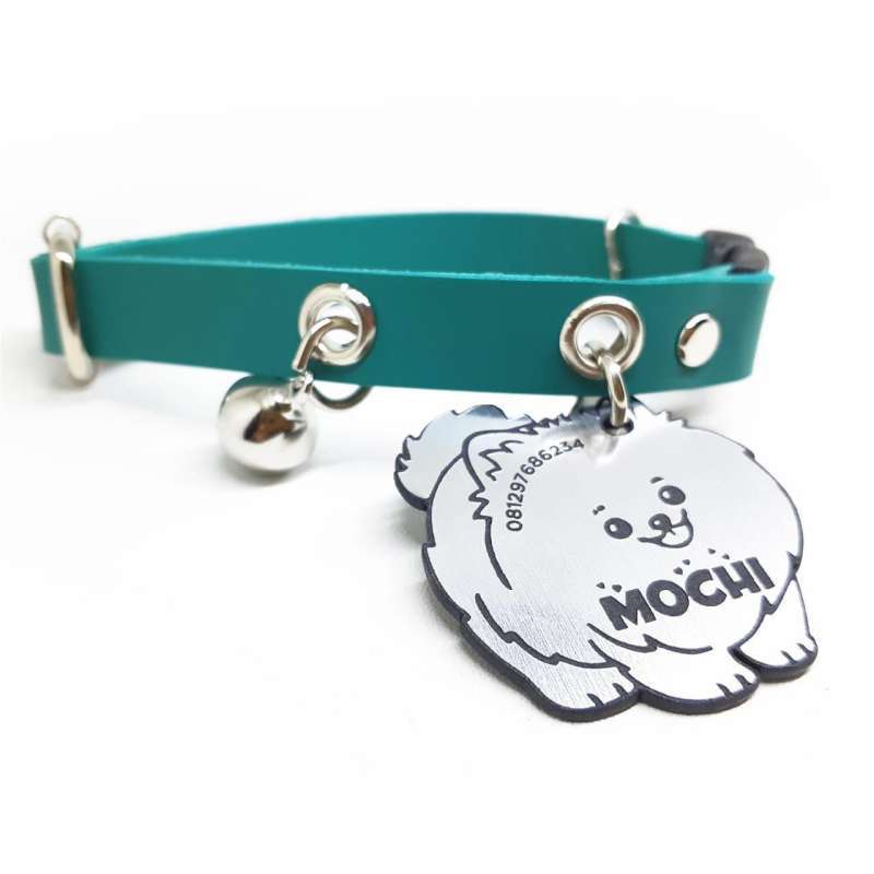 Detail Kalung Kucing Custom Nama Nomer 39