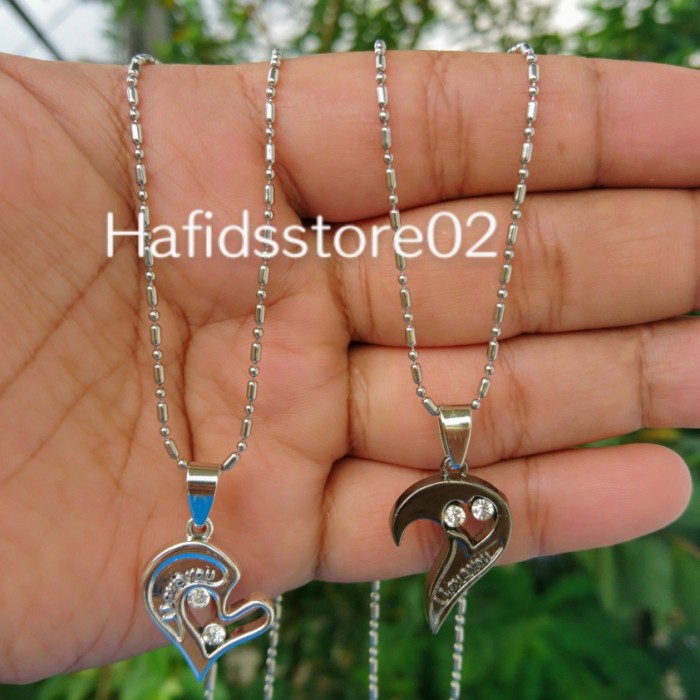 Detail Kalung Love Sepasang Nomer 57