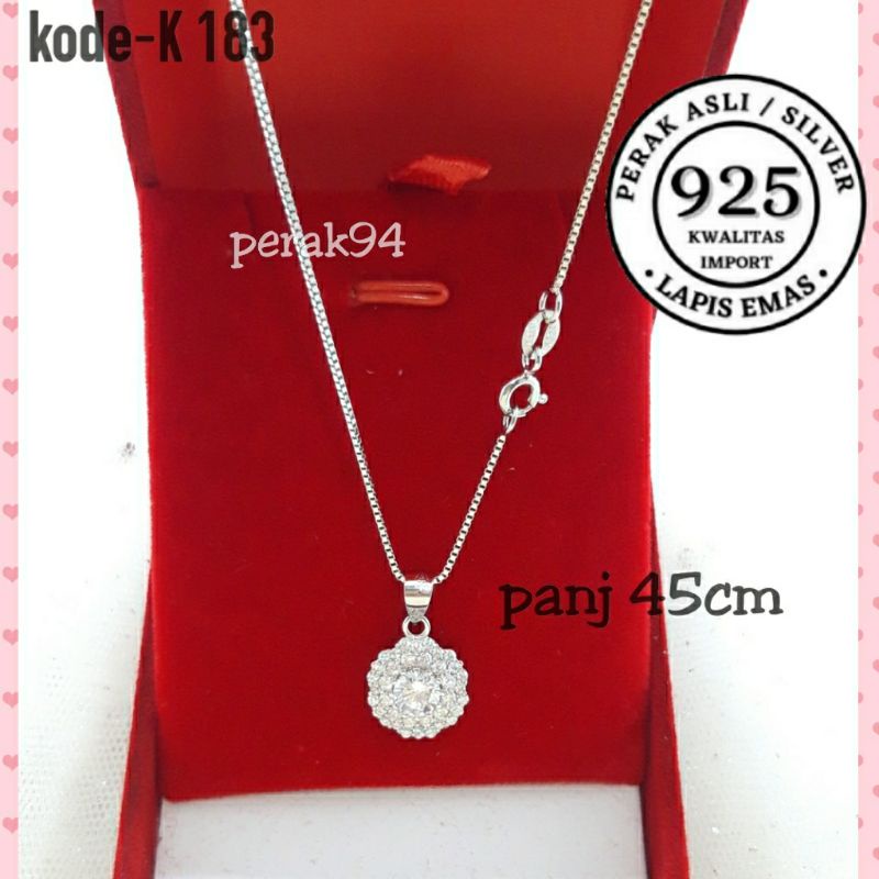 Detail Kalung Perak Simple Nomer 37