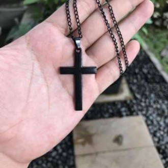 Detail Kalung Salib Hitam Nomer 31