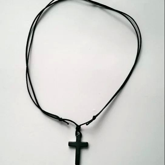 Detail Kalung Salib Hitam Nomer 10