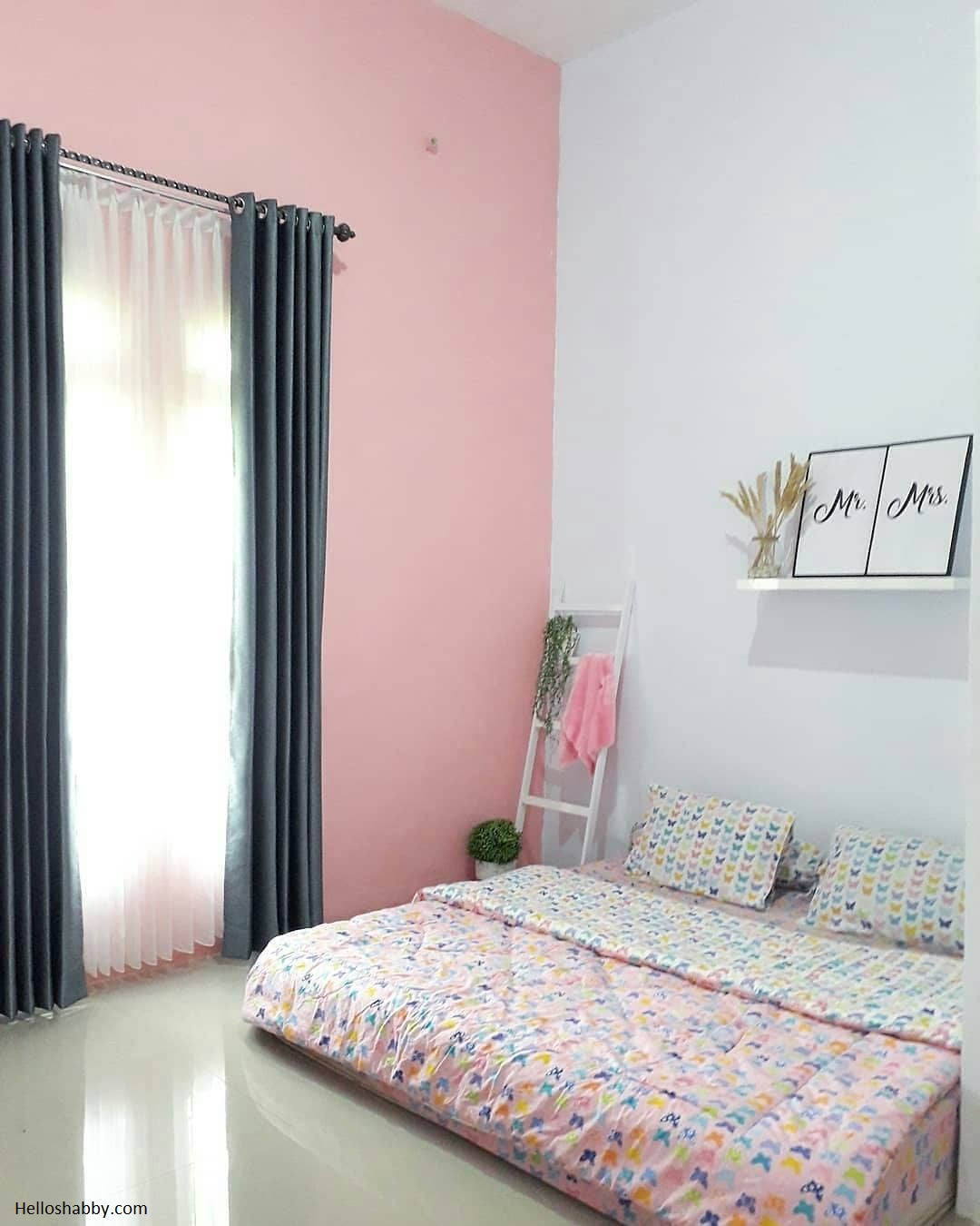 Detail Kamar Cat Pink Nomer 28