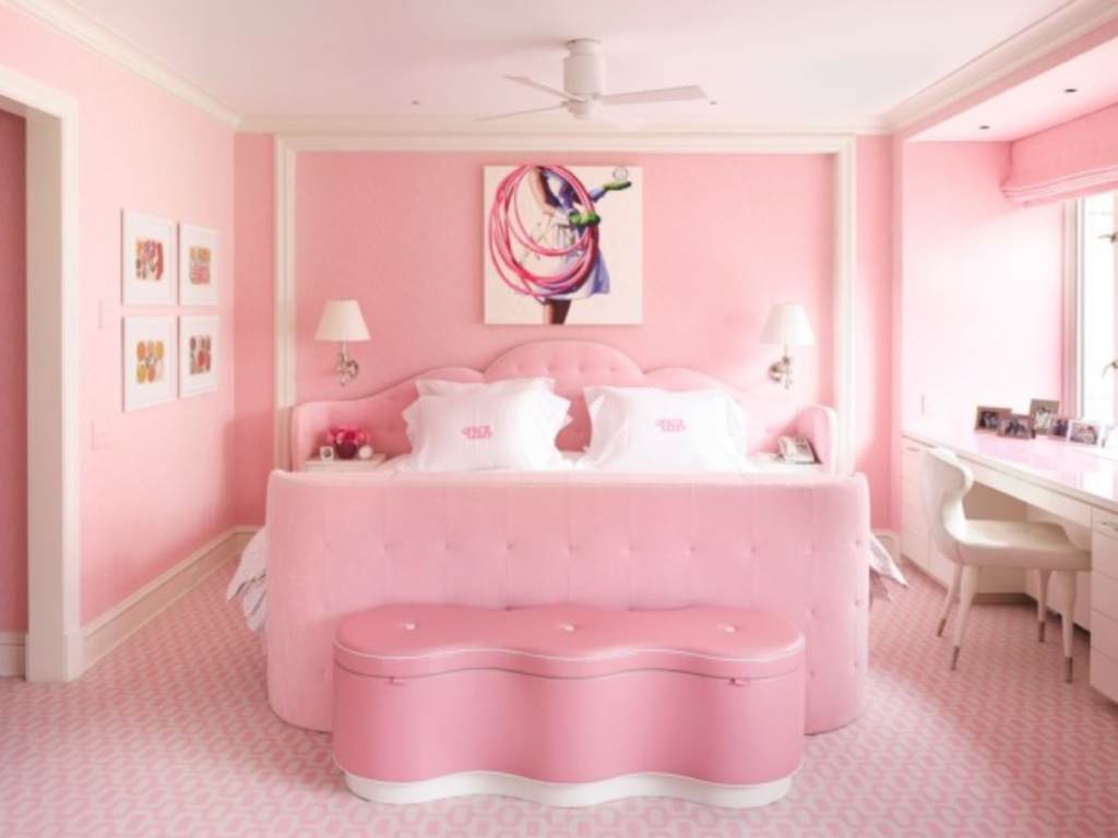 Detail Kamar Cat Pink Nomer 39