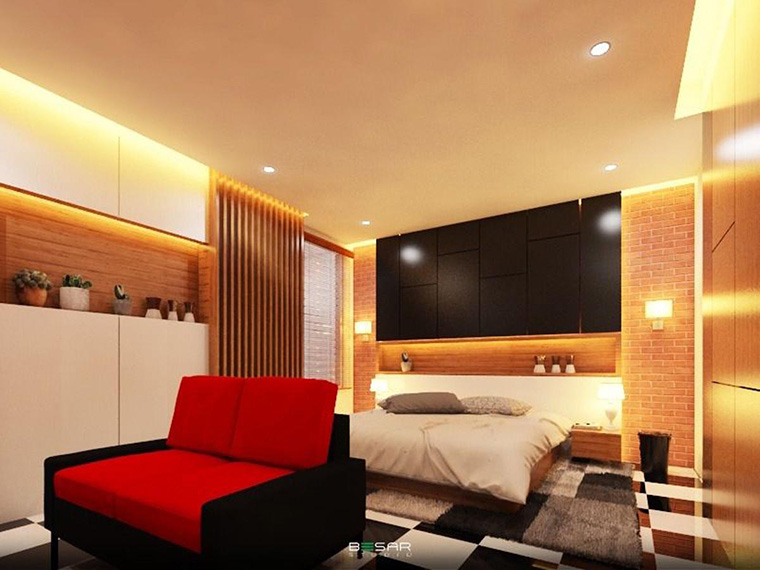 Detail Kamar Dinding Kayu Nomer 30