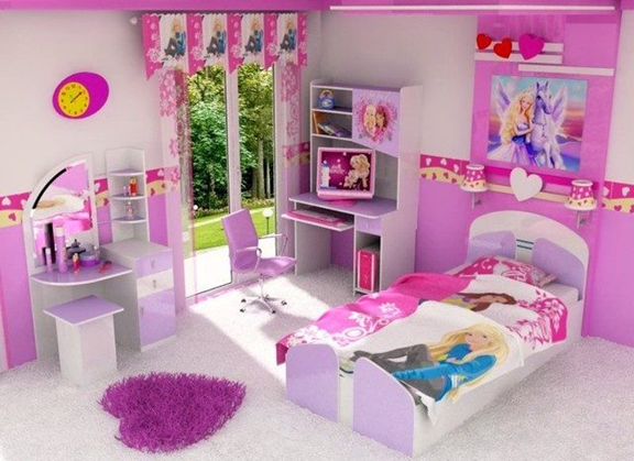 Detail Kamar Tidur Barbie Nomer 23