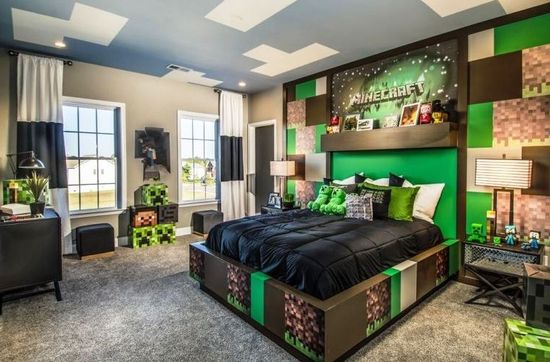 Detail Kamar Tidur Minecraft Nomer 13