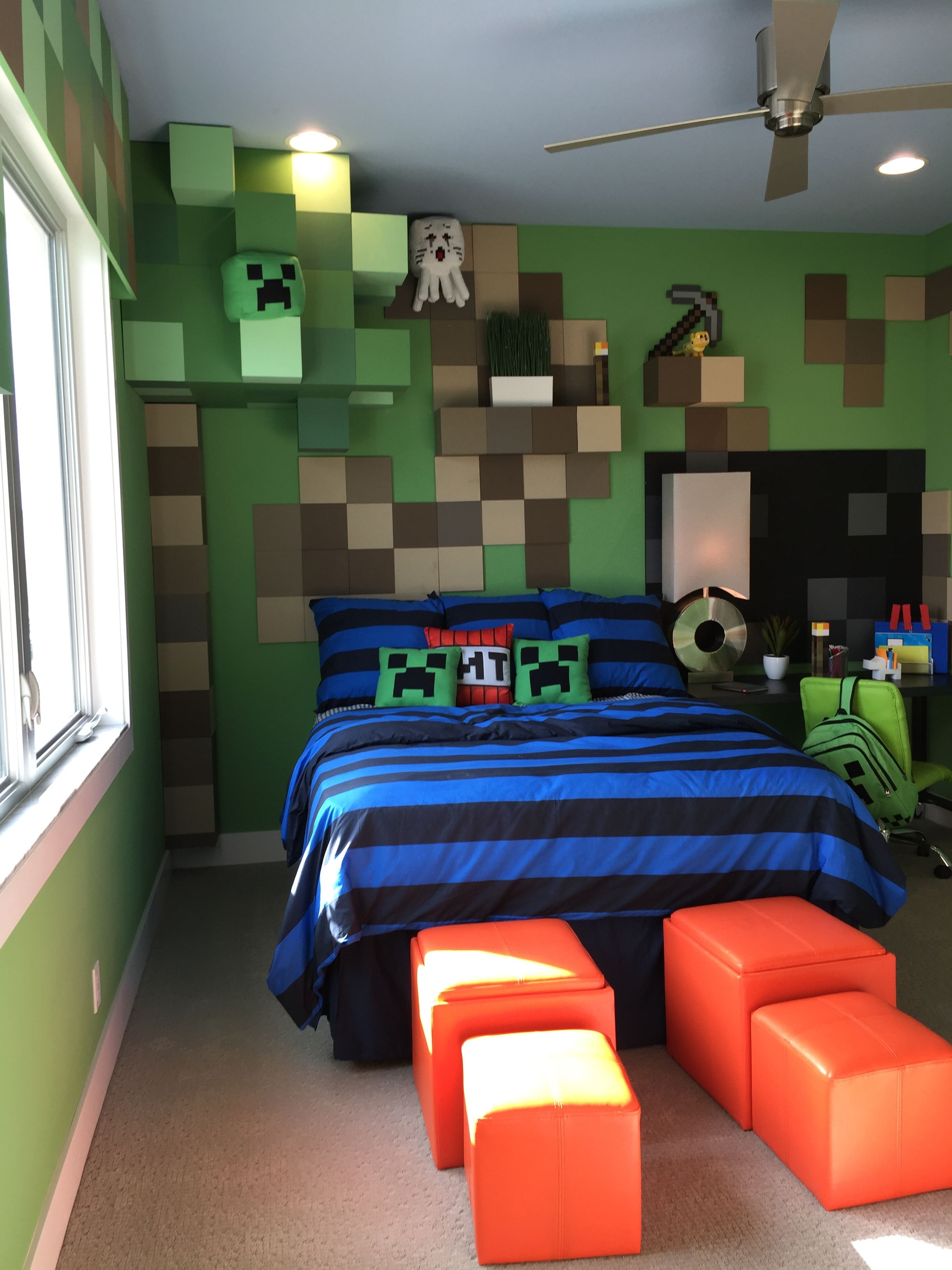 Detail Kamar Tidur Minecraft Nomer 25