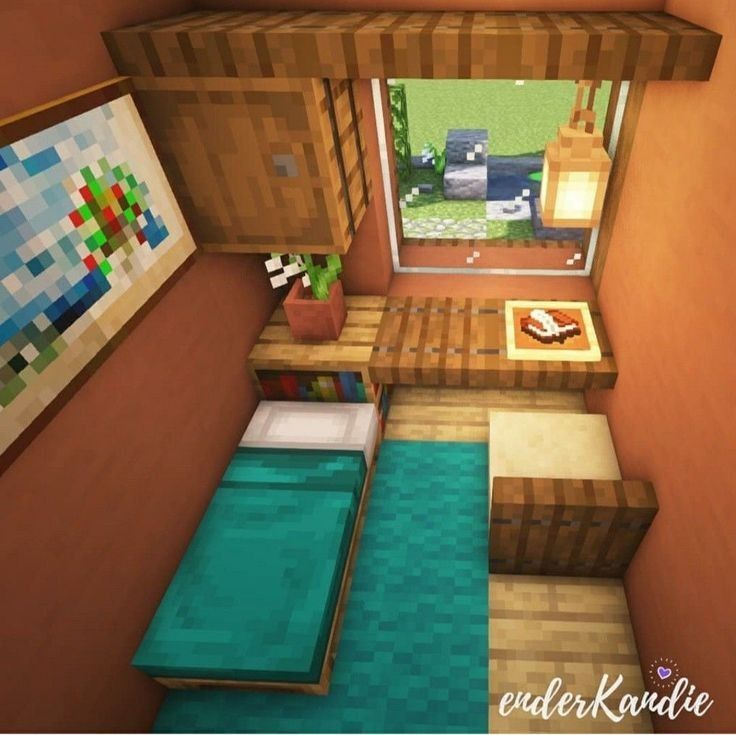 Detail Kamar Tidur Minecraft Nomer 26