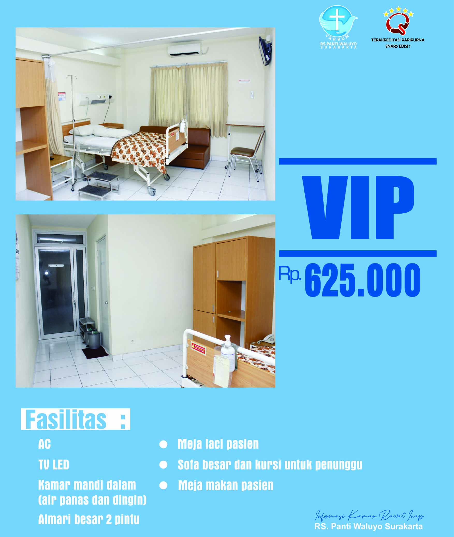 Detail Kamar Vip Rumah Sakit Nomer 32