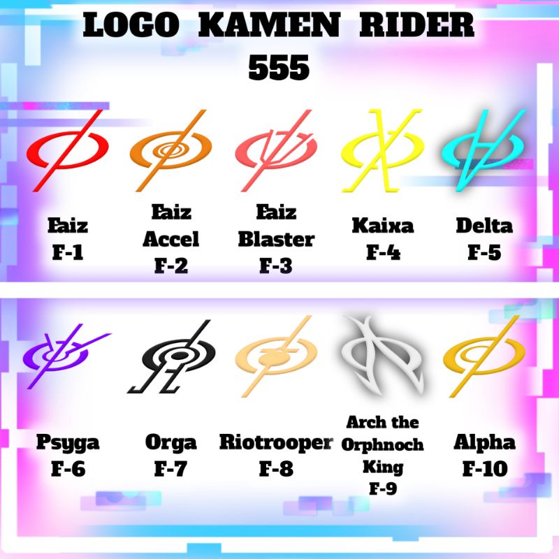 Detail Kamen Rider Faiz Logo Nomer 17