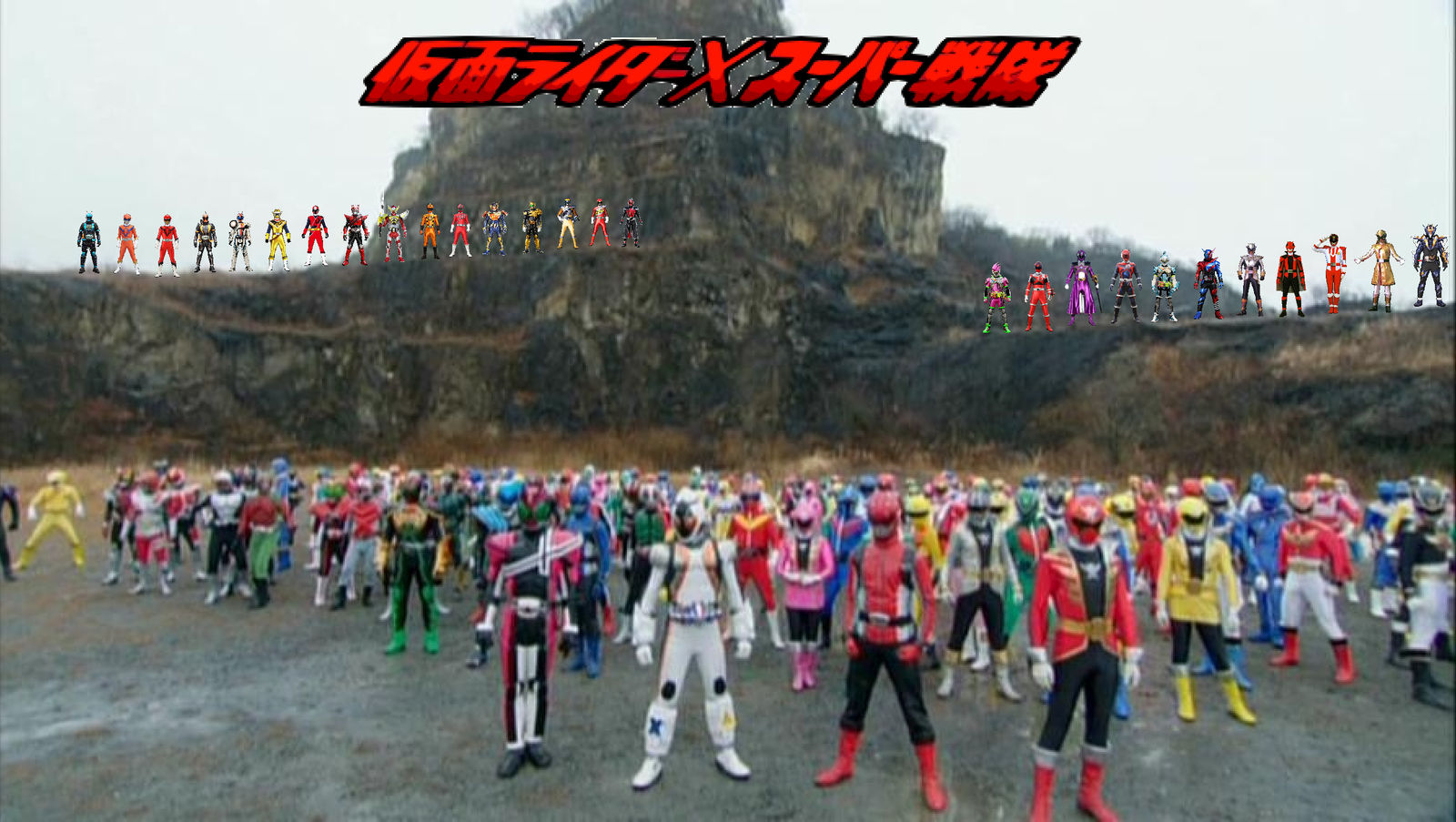 Detail Kamen Rider Super Sentai Super Hero Taisen Nomer 50