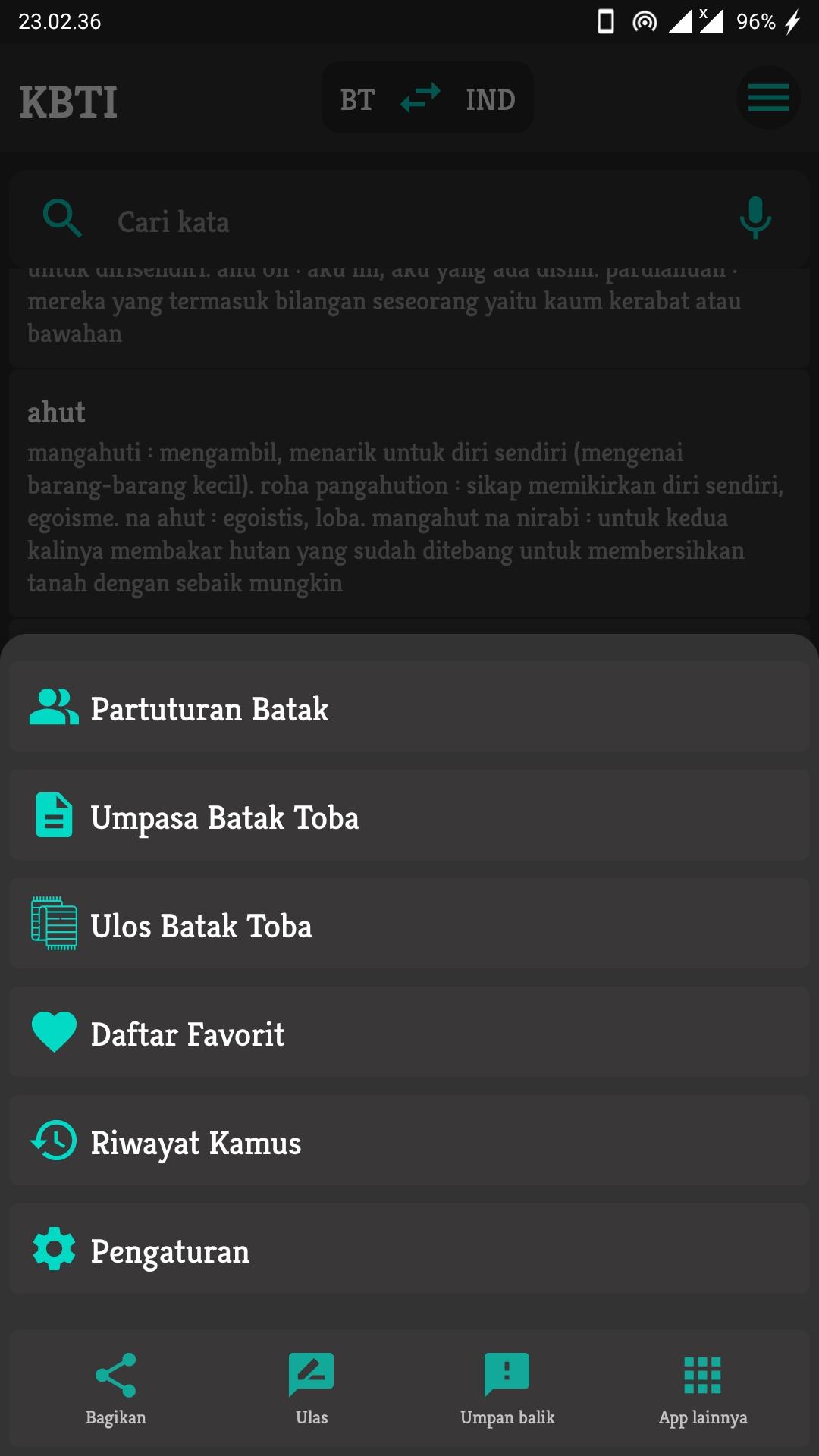 Detail Kamus Batak Toba Nomer 46