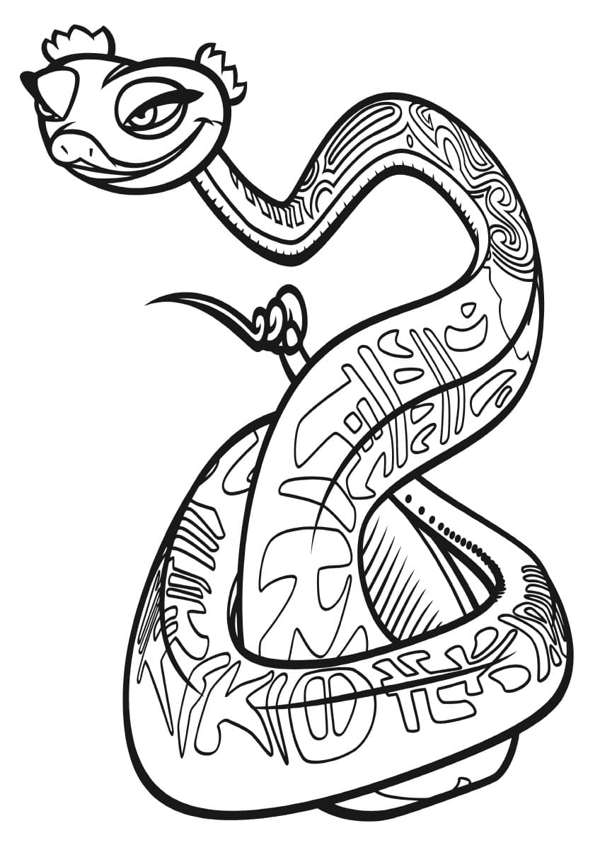 Detail Ausmalbilder Reptilien Nomer 14