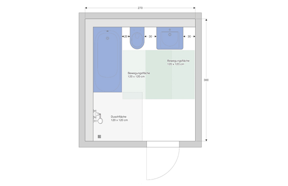 Detail Badezimmer Mit Badewanne Und Dusche Nomer 2