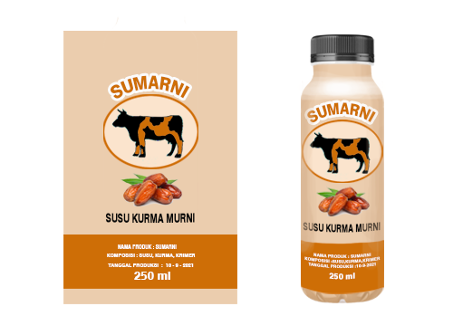 Detail Desain Logo Susu Kurma Nomer 9