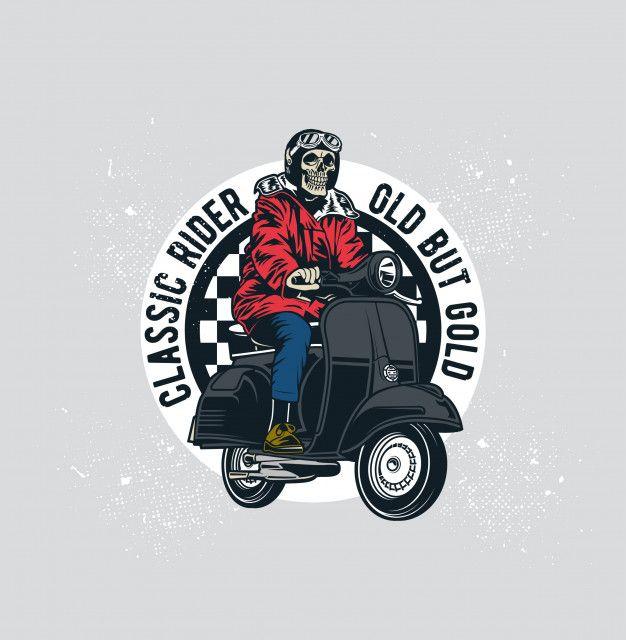 Detail Desain Logo Vespa Keren Nomer 51