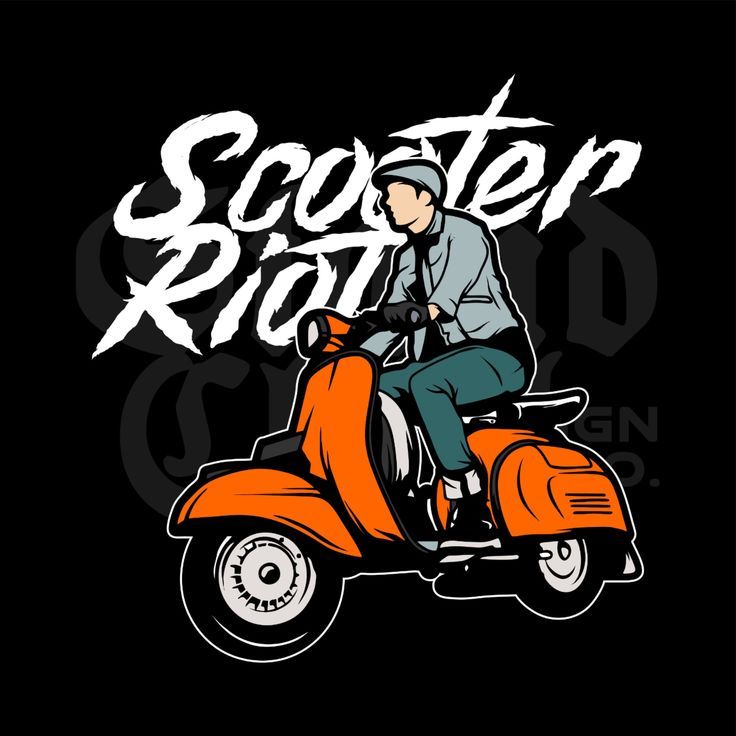 Detail Desain Logo Vespa Keren Nomer 55