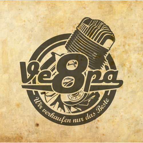 Detail Desain Logo Vespa Keren Nomer 9