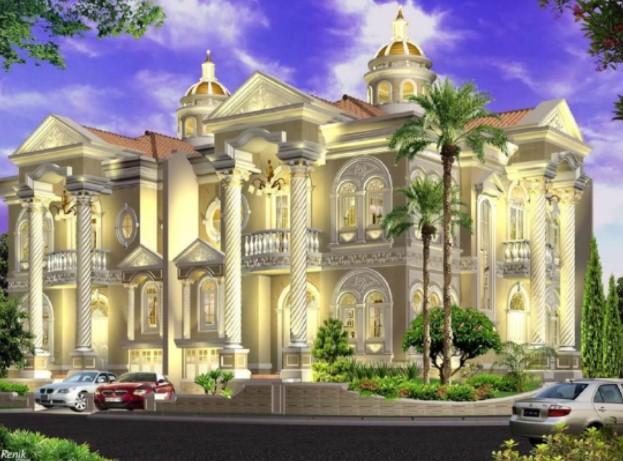 Detail Desain Mansion Mewah Nomer 57