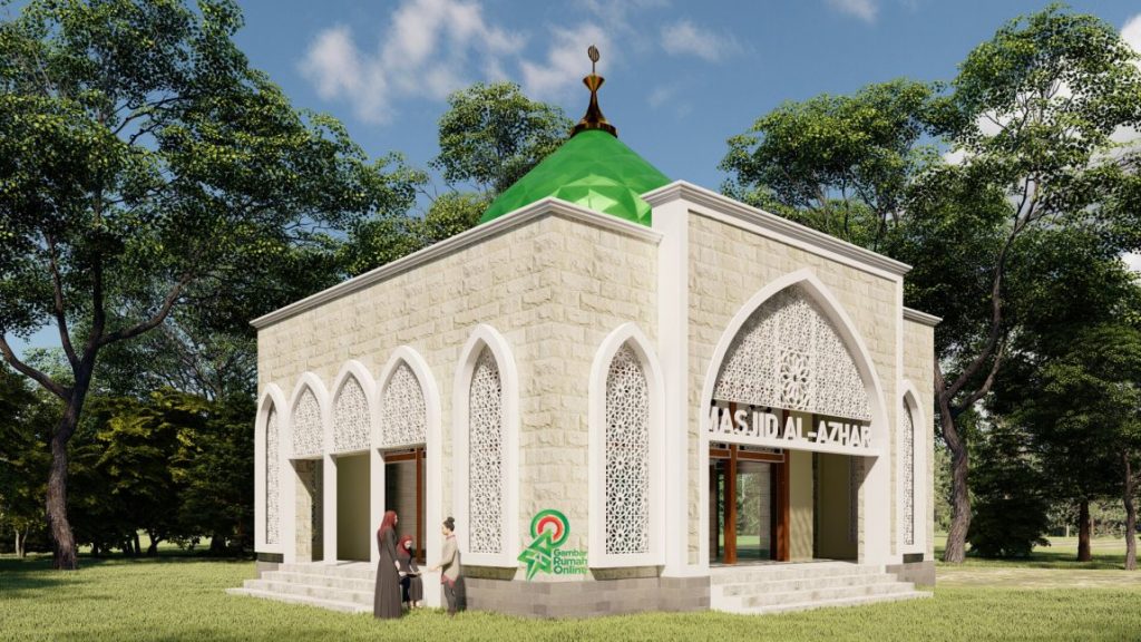 Detail Desain Masjid Kecil Nomer 26