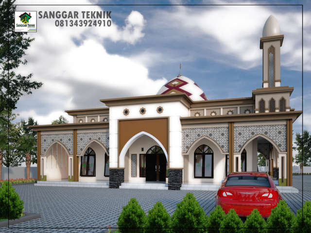 Detail Desain Masjid Kecil Nomer 47