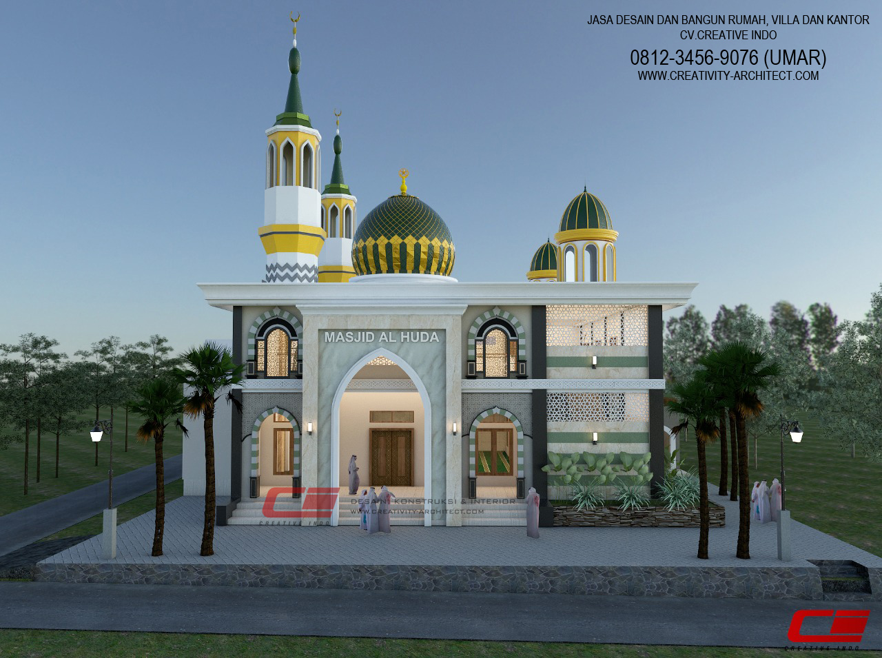 Detail Desain Masjid Lengkap Nomer 32