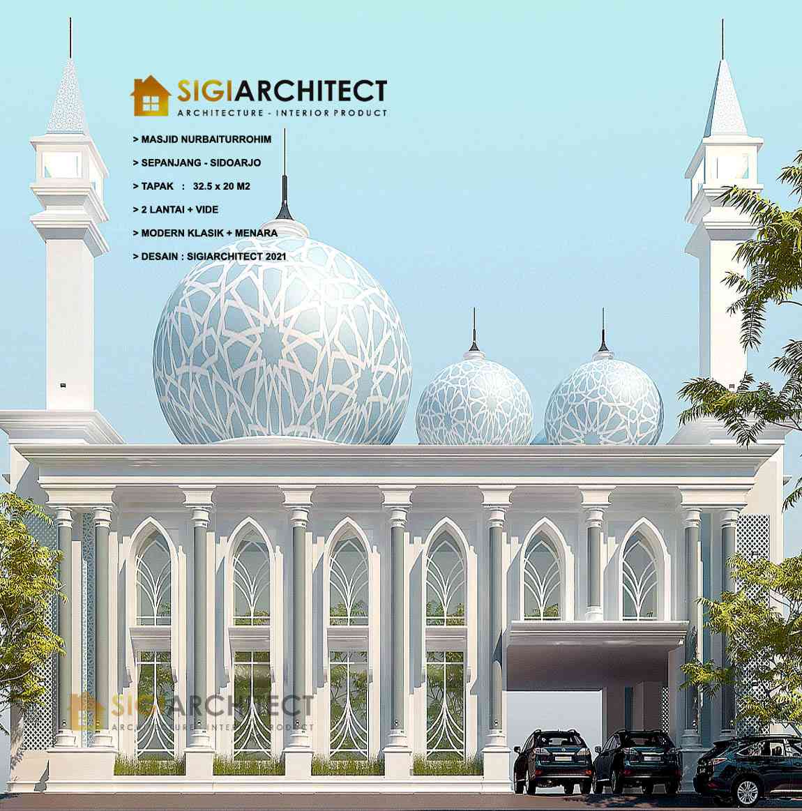 Detail Desain Masjid Mewah Nomer 3