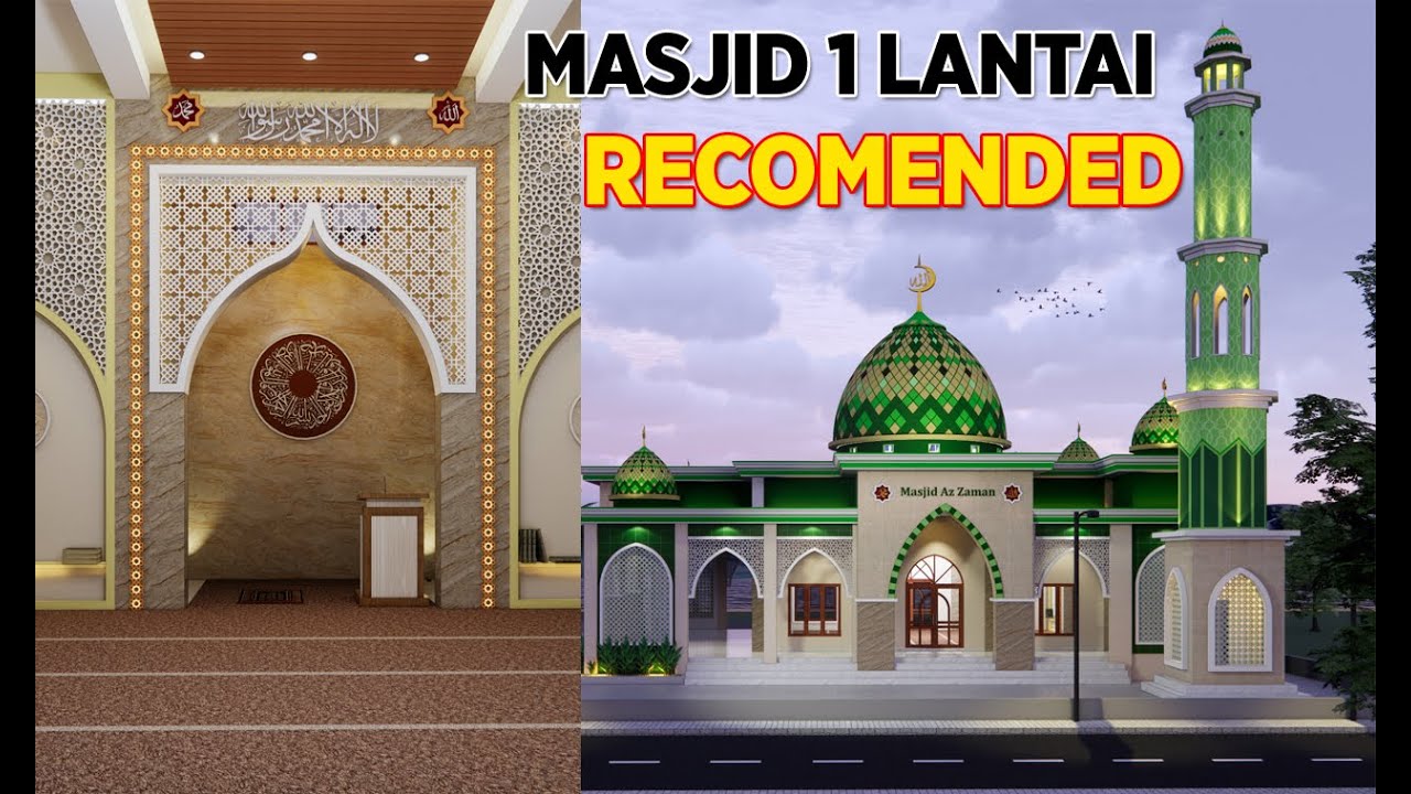 Detail Desain Masjid Mewah Nomer 41