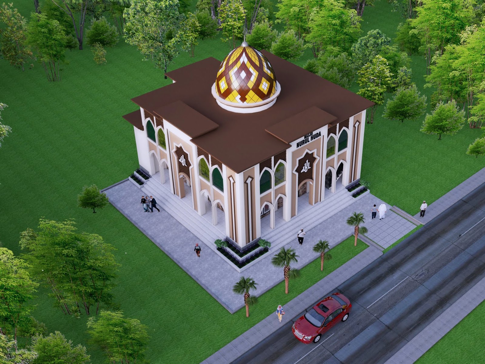 Detail Desain Masjid Minimalis 2 Lantai Gambar Masjid Minimalis 2 Lantai Nomer 52