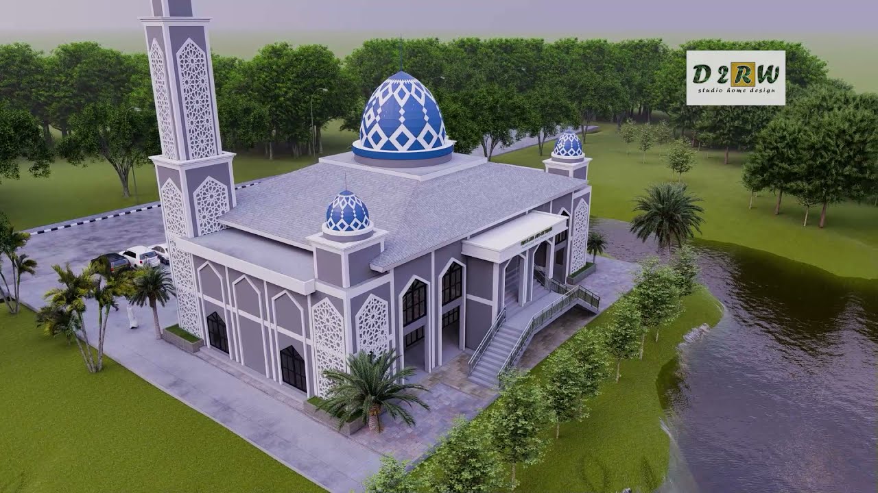 Detail Desain Masjid Minimalis Modern Nomer 19