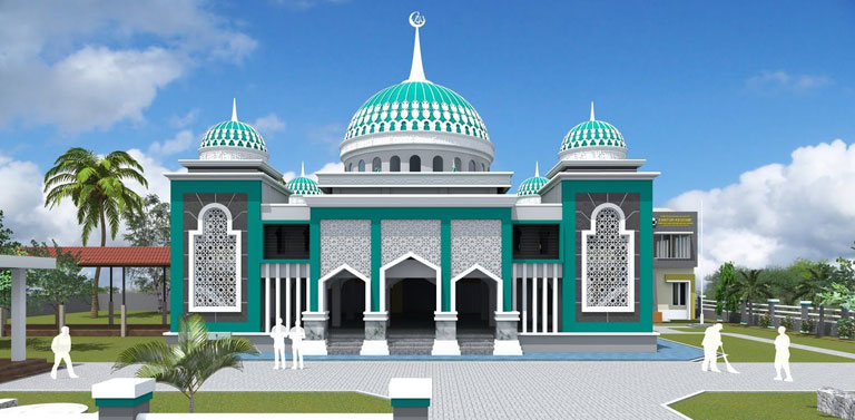 Detail Desain Masjid Minimalis Modern Nomer 24