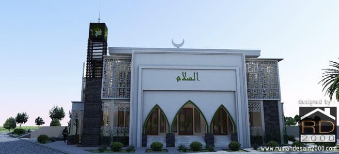 Detail Desain Masjid Minimalis Modern Nomer 41