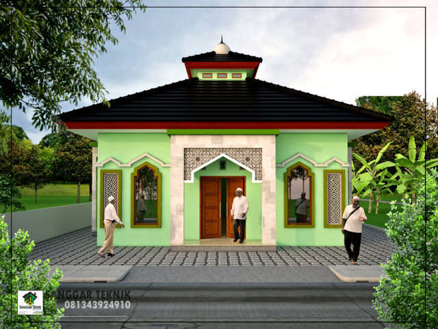 Detail Desain Masjid Sederhana Nomer 10