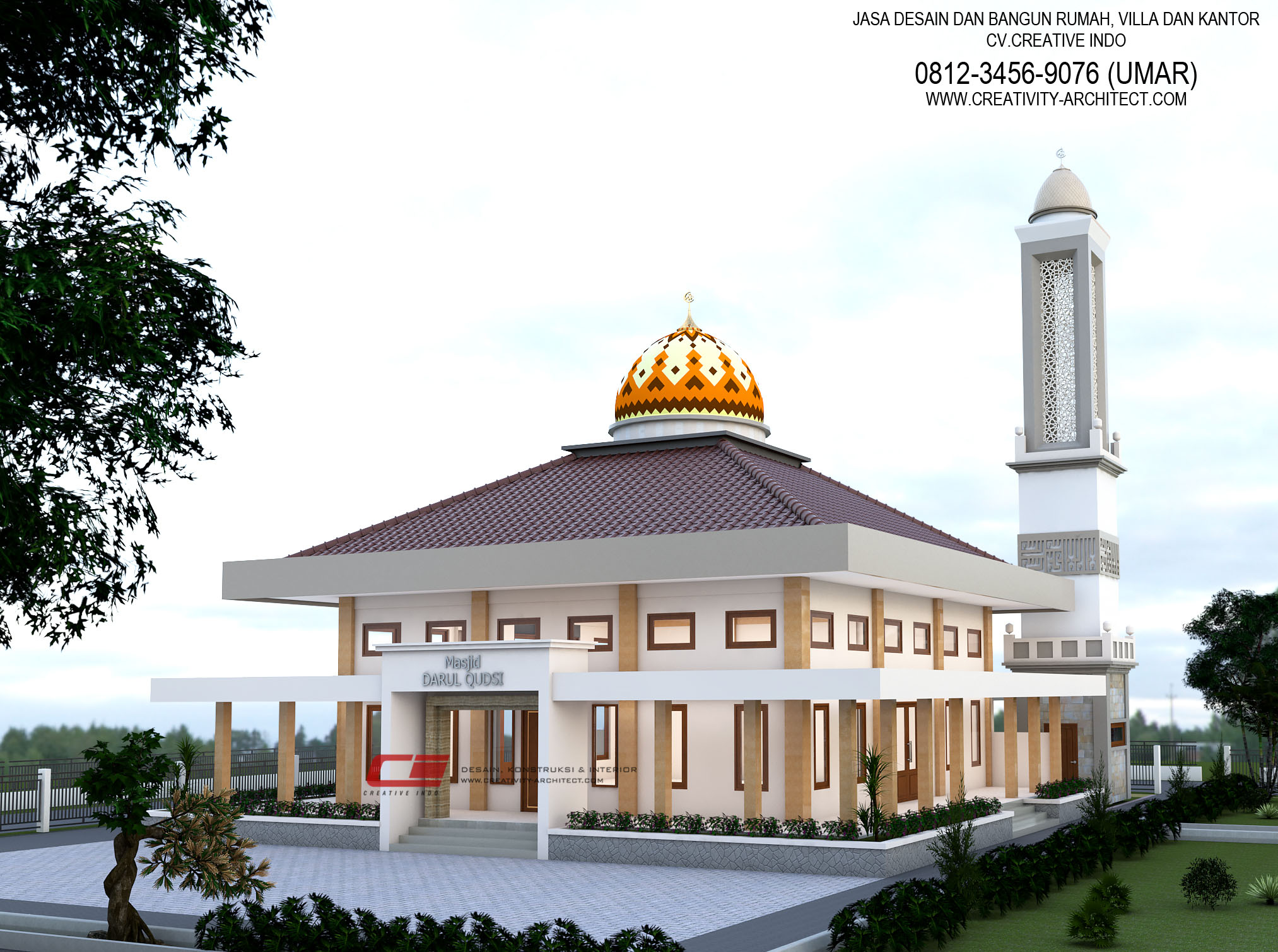 Detail Desain Masjid Sederhana Nomer 32