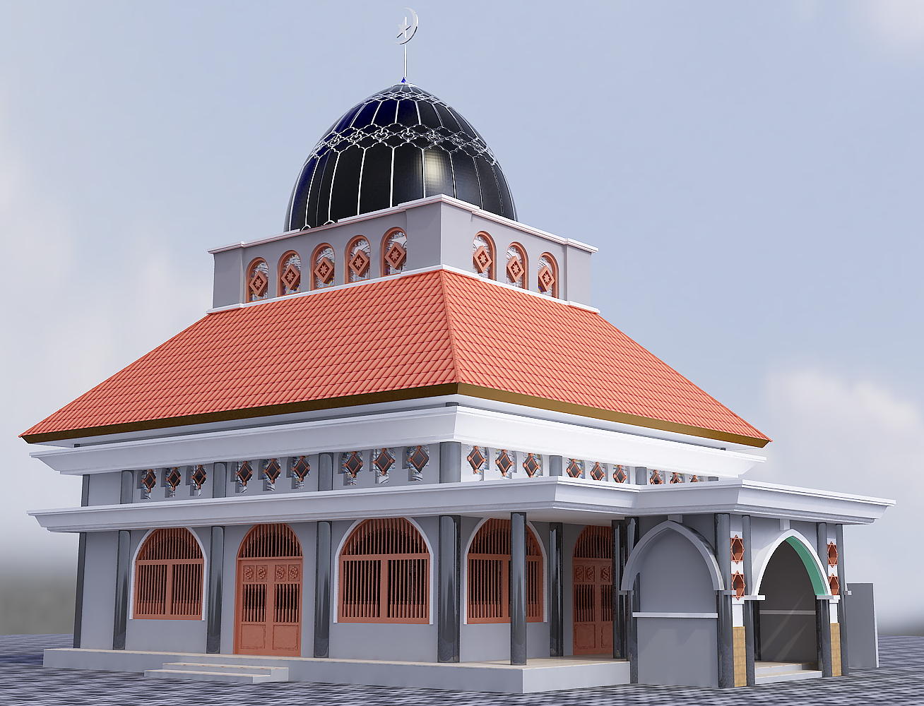 Detail Desain Masjid Sederhana Nomer 33